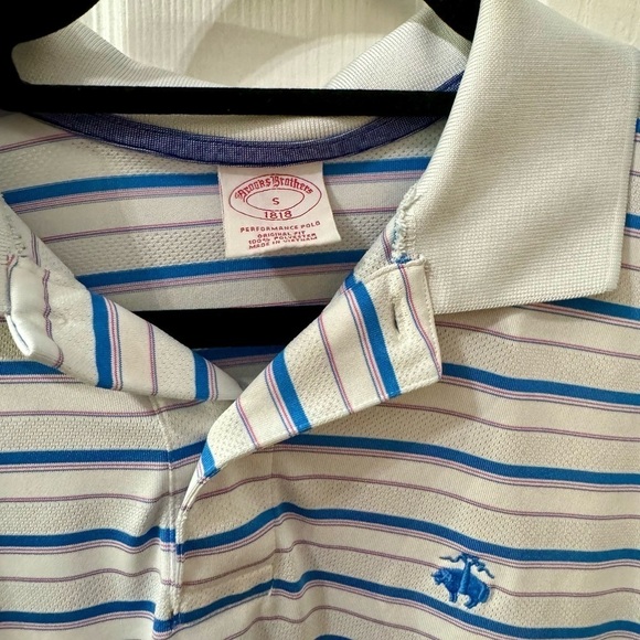 Brooks Brothers Performance Polo: Size M - Picture 3 of 4